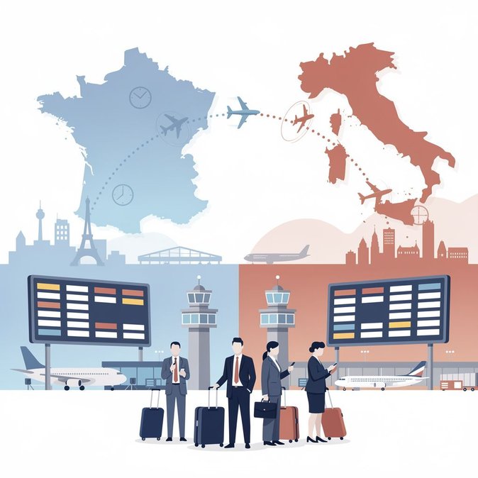 Italian aviation strike ripples into French skies, threatening Paris–Milan shuttle