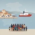 Ocean Viking disembarks 23 rescued migrants at Marina di Carrara