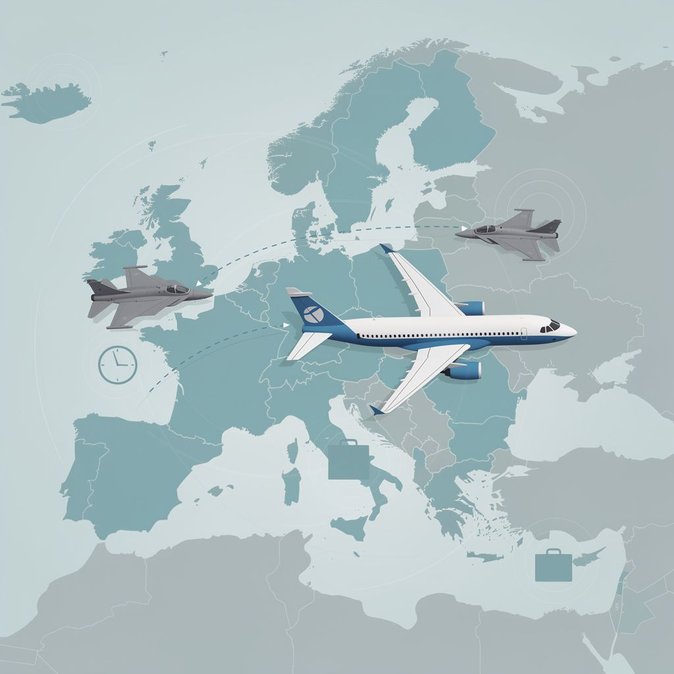 NATO Fighters Escort Tel Aviv–Prague Flight After Radio Black-Out Over Hungary