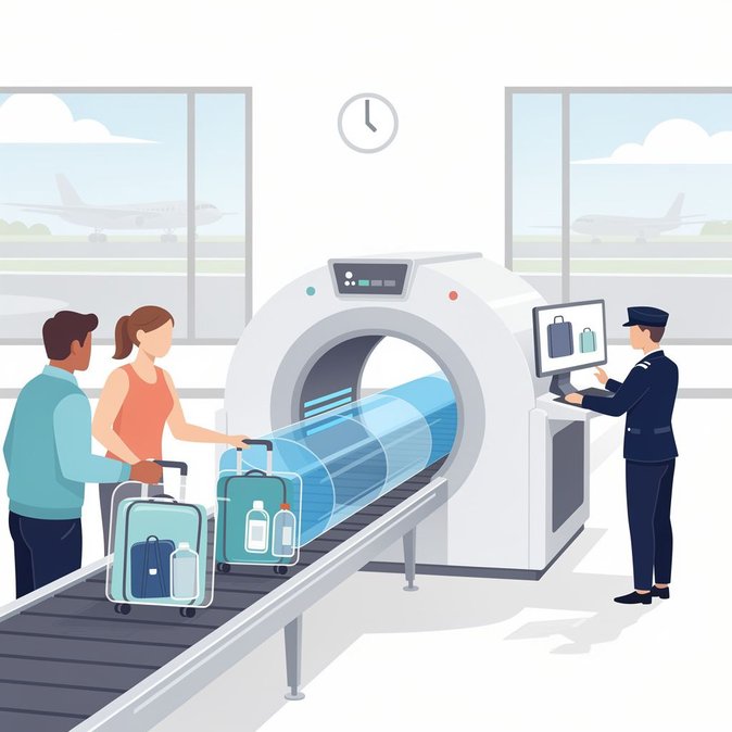 L’aéroport de Zurich installe de nouveaux scanners CT — Les passagers peuvent désormais transporter jusqu’à deux litres de liquides en cabine