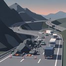 Éboulement bloque la B98 Millstätter Straße, coupant un axe majeur vers Villach