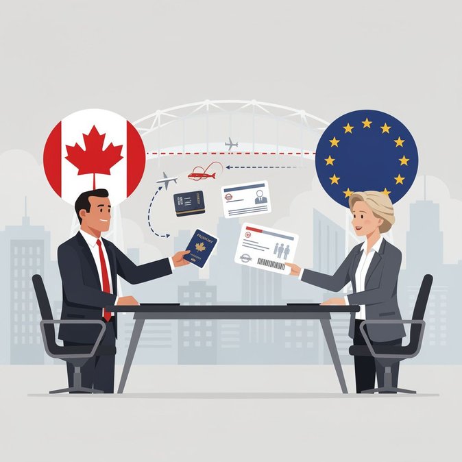 La propuesta de "membresía asociada" de la UE podría abrir la puerta a la movilidad sin visados entre Canadá y Europa