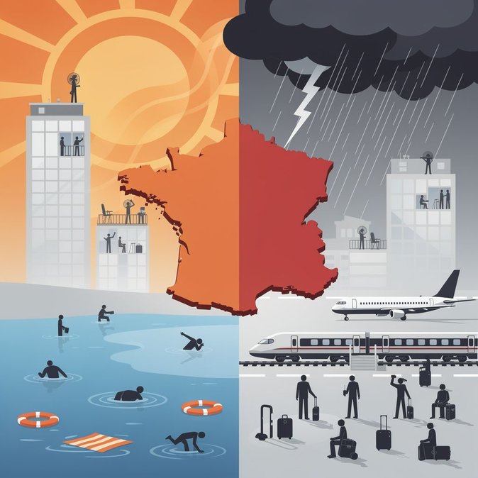 Heatwave-Linked Drownings and Transport Cancellations Underscore Mobility Risks