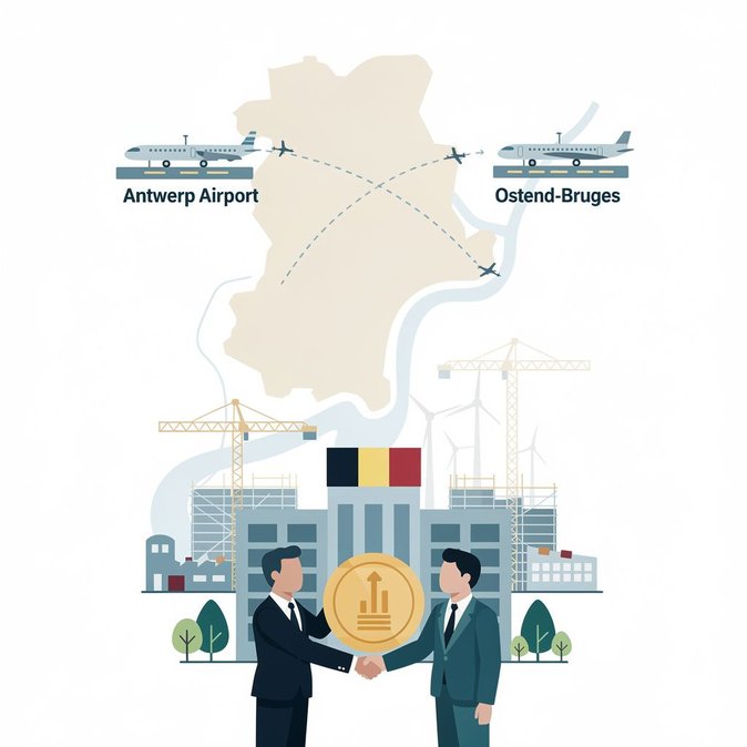 Confidential Deal Commits Flanders to Subsidise Antwerp and Ostend Airports Until 2039
