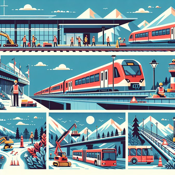 Innsbruck bridge works add an hour to east-west rail journeys for three weeks