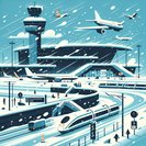 More than 1,000 flights disrupted across Europe as winter weather snarls German hubs