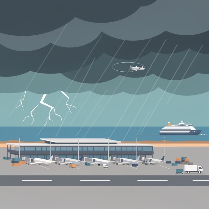 Les tempêtes provoquent d'importants retards et annulations à l'aéroport de Palma de Majorque