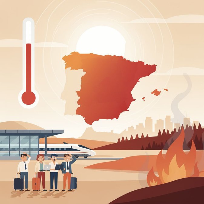First Heat-Wave of 2026 Triggers Red-Alert Travel Warnings Across Spain