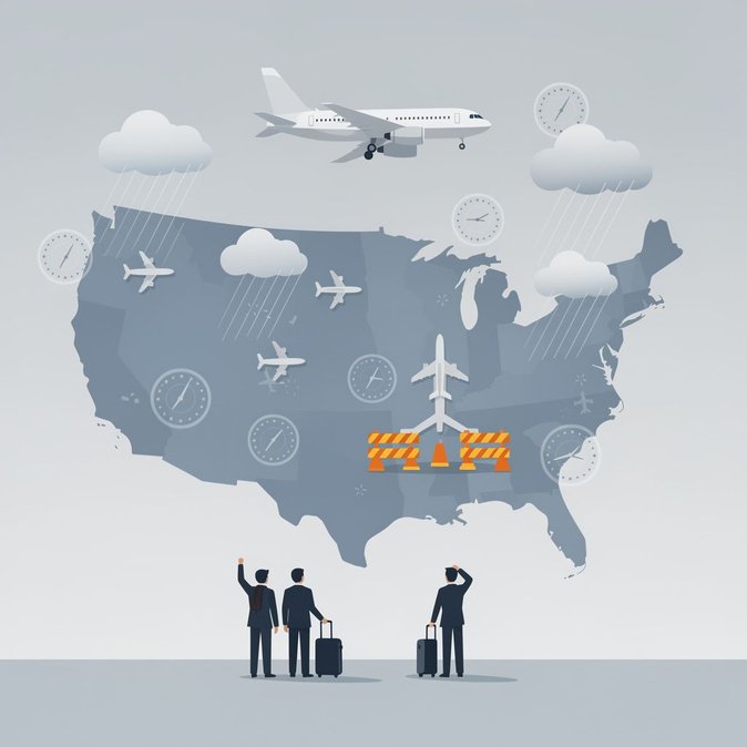 Operational report logs 4,218 U.S. flight delays in single day, spotlighting systemic strain