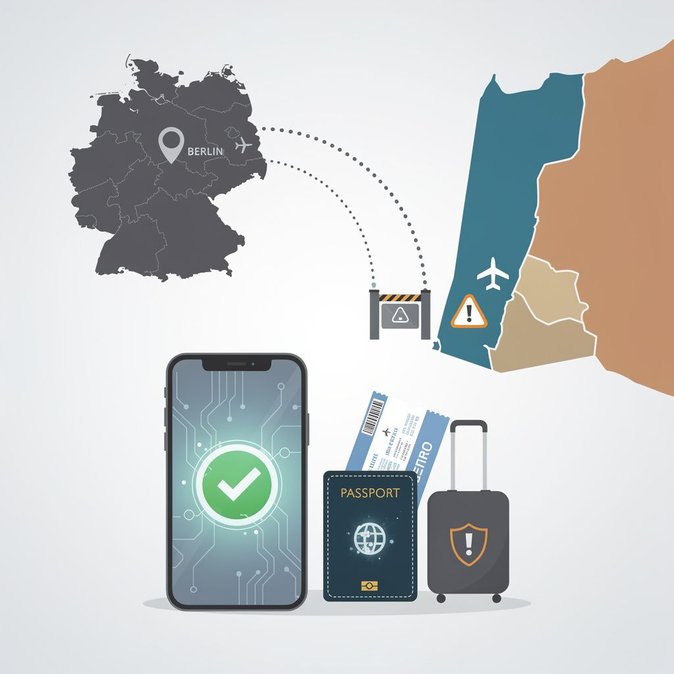 Alemania actualiza sus recomendaciones de viaje a Israel: nuevo pase electrónico ETA-IL y nuevas normas de visado para el cruce entre Cisjordania y Jordania