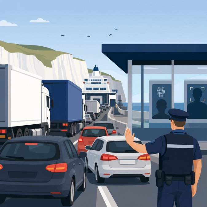 Dover drops biometric checks after gridlock—what it means for Irish motorists heading to France