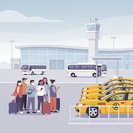 Taxi Drivers at Pafos Airport Threaten Indefinite Strike, Warn of Car-Park Blockade