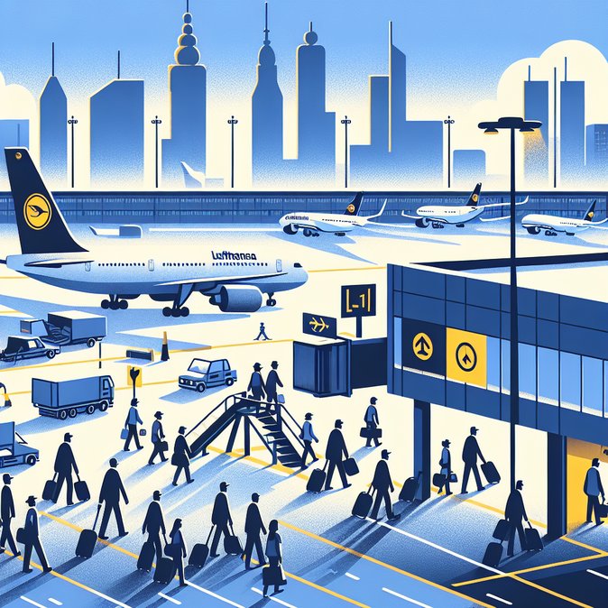 Lufthansa cabin-crew strike on 10 April threatens connections from Brazil to Europe