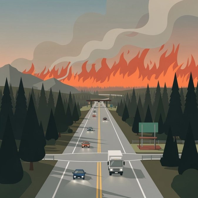 Parcs Canada alerte sur des conditions enfumées et des fausses informations concernant des fermetures de routes alors que le complexe d'incendies de Wood Buffalo s'étend