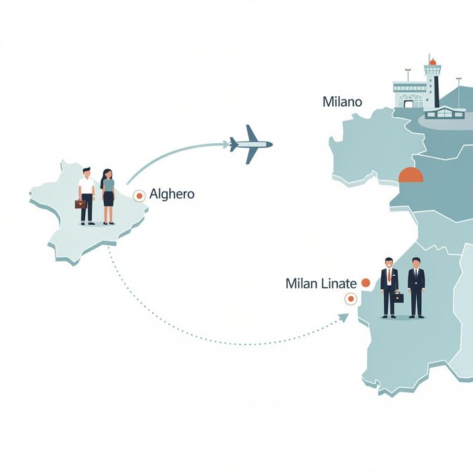 ITA Airways puts new PSO flights between Alghero and Milan Linate on sale