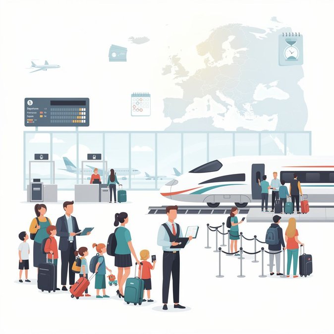 Inicio de las vacaciones escolares desata un aumento masivo de viajes en todo el país