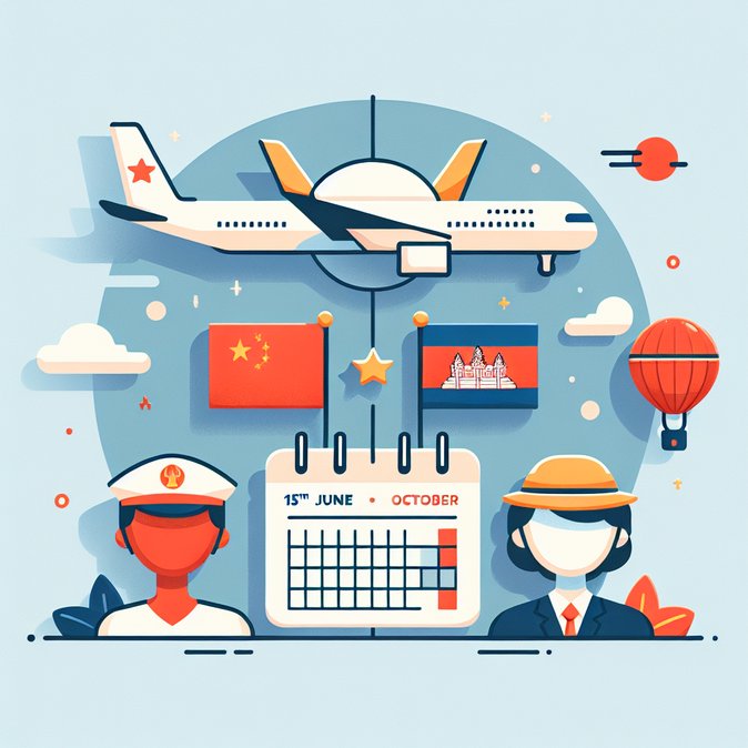 كمبوديا تطلق تجربة مجانية التأشيرة لمدة أربعة أشهر للسياح الصينيين