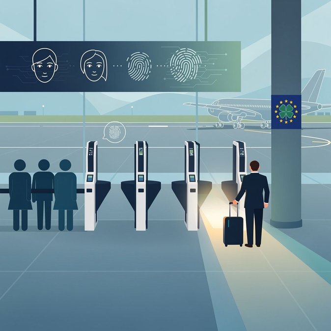 La UE muestra nueva flexibilidad en los controles biométricos fronterizos mientras persiste la congestión en el aeropuerto de Dublín