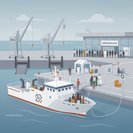 Rescue ship Humanity 1 docks at Savona with 80 migrants, triggering emergency port protocol