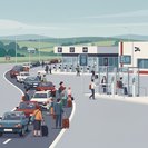 Afflux estival : les postes-frontières des Bieszczady enregistrent une hausse de 40 % du trafic avec le début des vacances