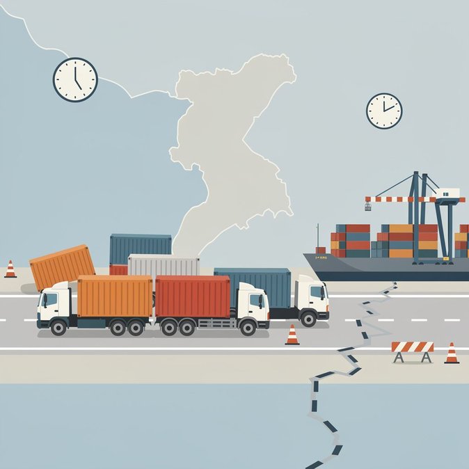 Calabria freight strike threatens supply chains as Fedralog halts trucks until 13 October