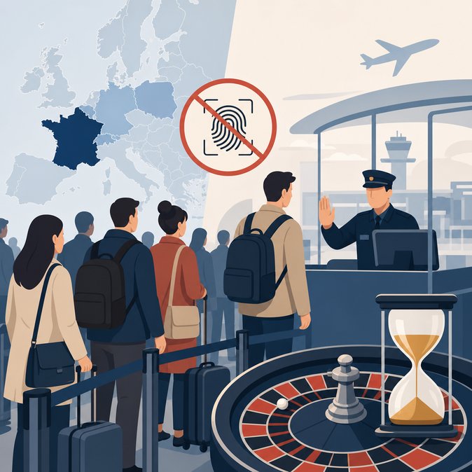 Independent Warns of ‘Border Roulette’ as France Partially Suspends EES Checks