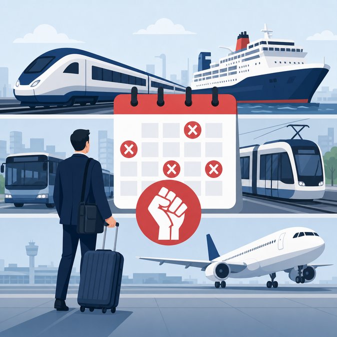 June Wave of Transport Strikes Could Snarl Travel Across Italy