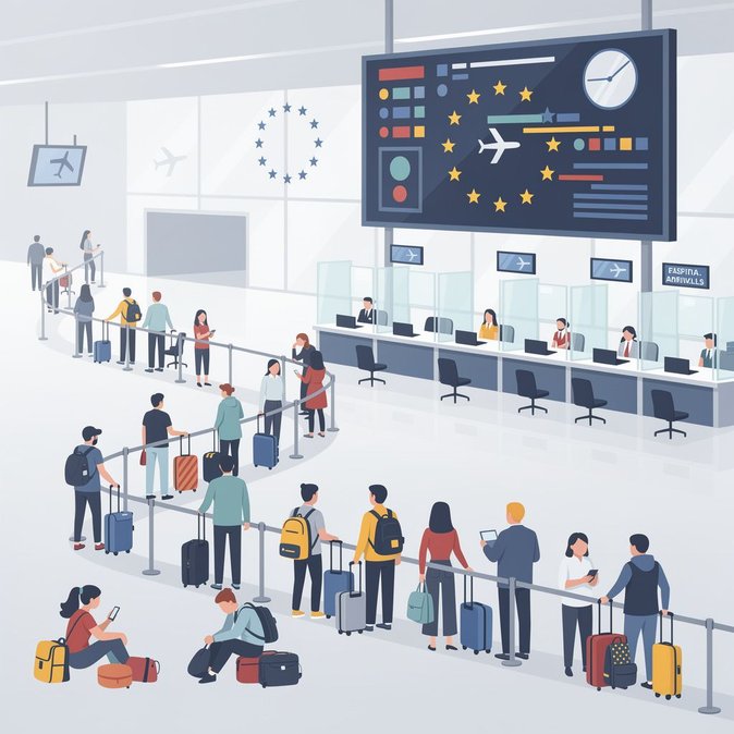 Up to Five-Hour Queues at Brussels Airport as EU Entry/Exit System Strains Border Control