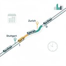 Dernier jour de la fermeture ferroviaire Zurich–Stuttgart : bus de remplacement jusqu'à minuit le 24 juillet
