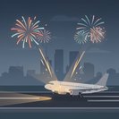Vuelo de Delta Impactado por Fuegos Artificiales en Aproximación Final a Chicago Midway; FAA Inicia Investigación
