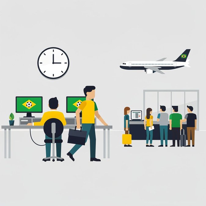 Flexibilidad en el Mundial: empleados federales brasileños podrán salir tres horas antes en días de partido