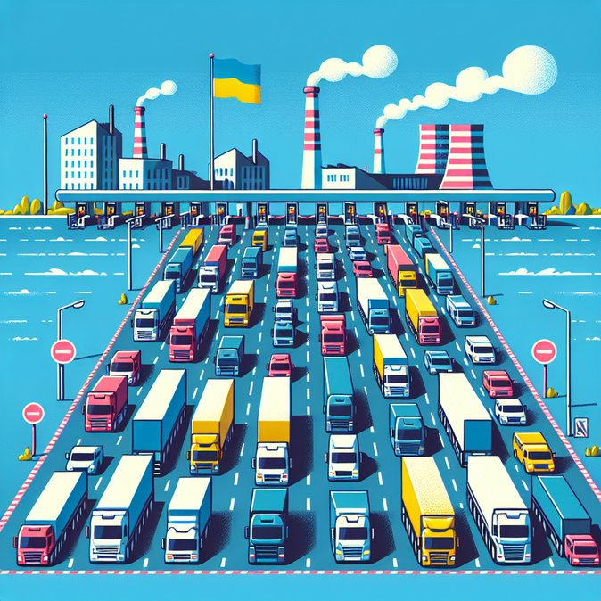 波兰运输商抗议持续,四千辆卡车仍滞留三处边境口岸