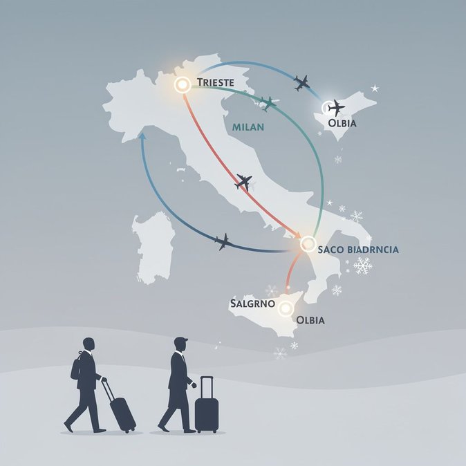 Aeroitalia renforce son réseau hivernal et de Noël depuis l’aéroport de Trieste