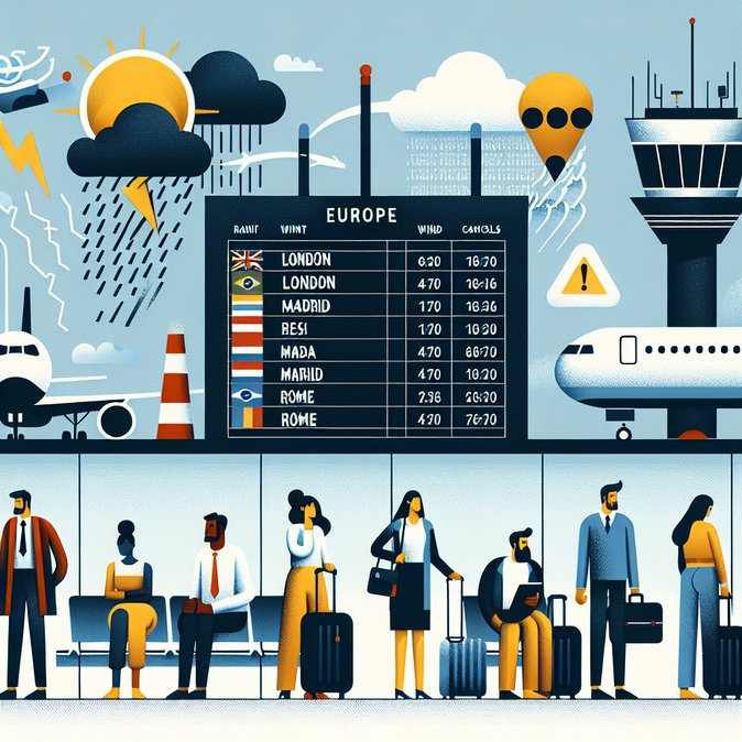 European airport gridlock cancels 172 flights and delays 1,475—Brazilian travellers caught in the crossfire