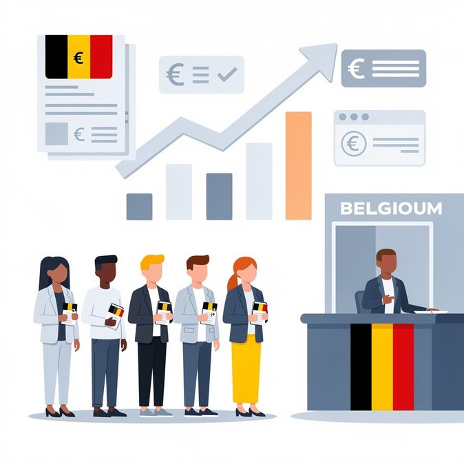 Belgium hikes long-stay (D-type) visa fee to €250 from 1 July 2026