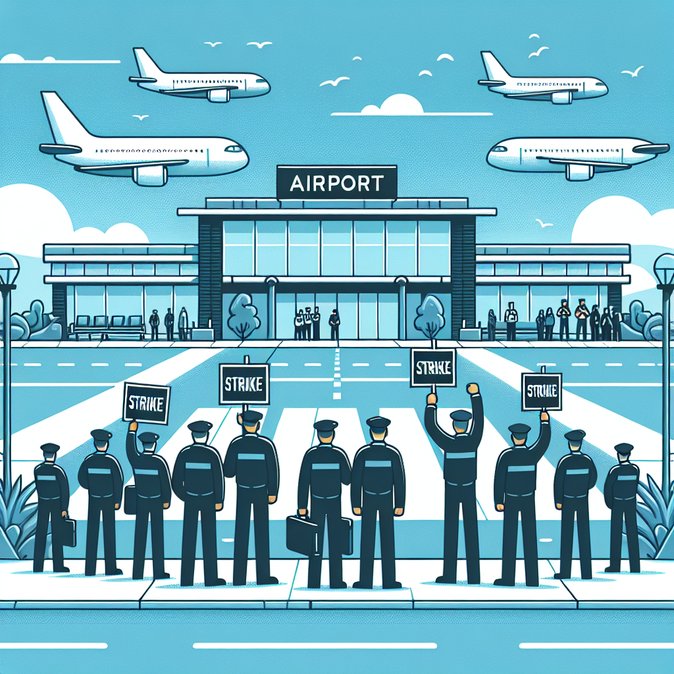 El personal de seguridad del aeropuerto de Glasgow inicia votación para huelga, amenazando la temporada alta de verano