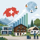 Foreign visitors lift Swiss ‘alternative’ lodging to record 18 million nights