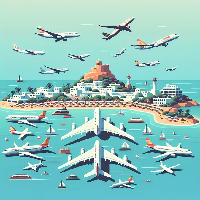 21,955 Flights Planned for Spain’s Constitution Day ‘Puente’—Ibiza Sees Domestic Boom but International Dip