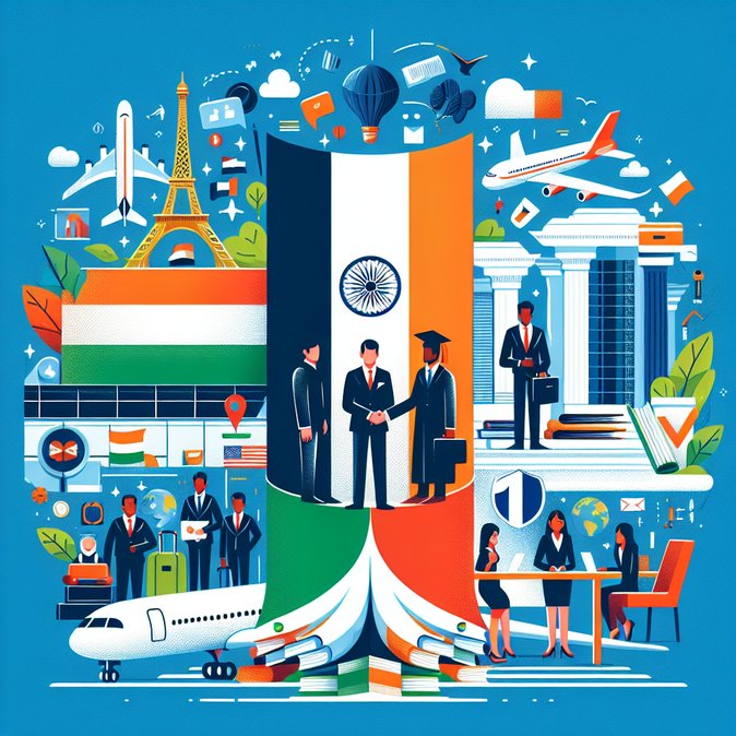 France unveils visa-free airport transit for Indians and a goal to host 30,000 Indian students by 2030