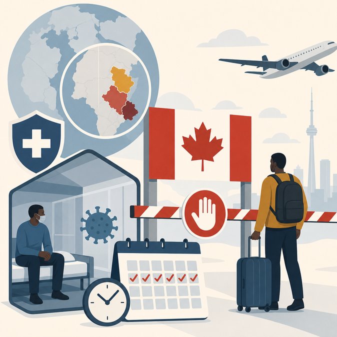Ottawa defends 21-day quarantine and visa pause for travellers from Ebola-affected nations