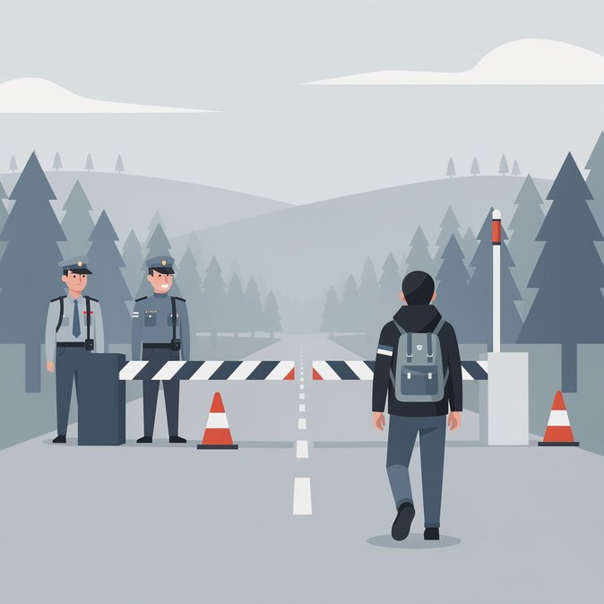 Asylum Seeker Detained After Crossing Finland-Russia Border on Foot