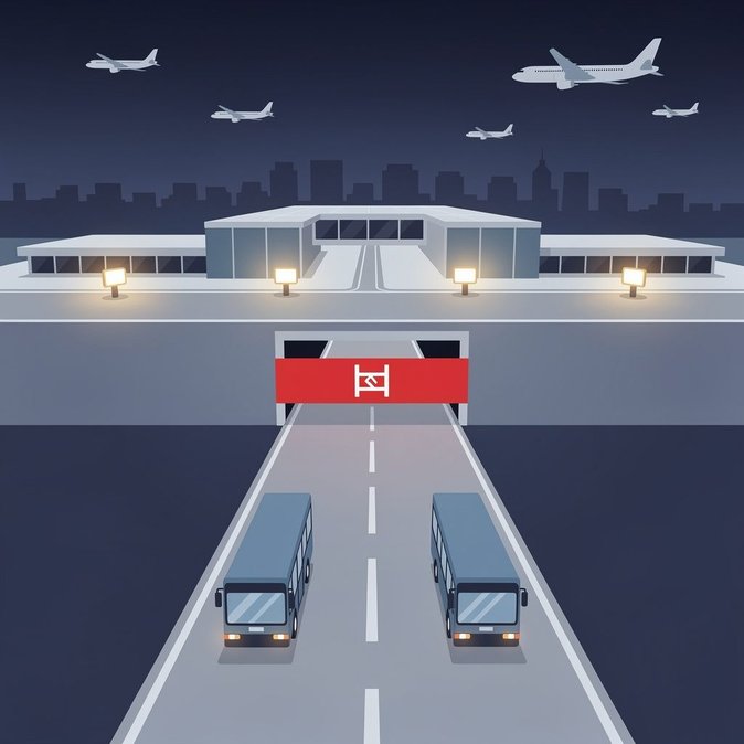 Early-morning tunnel closure limits bus access to Heathrow Terminals 2 & 3