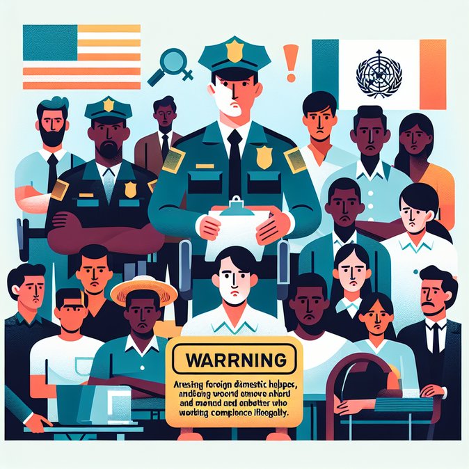 Hong Kong Immigration Raid Nets 20 for Foreign-Helper Work Breaches