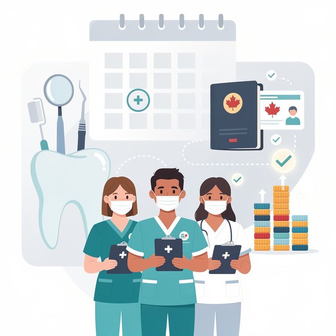 Dentists to Receive Bonus Express Entry Points Under Canada’s New High-Wage Occupations Grid