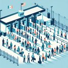 Record 1.18 million border crossings in a single day as holiday exodus peaks