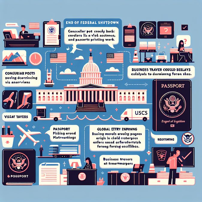 U.S. Government Reopens After 43-Day Shutdown, Restoring Visa, Passport and Border Operations