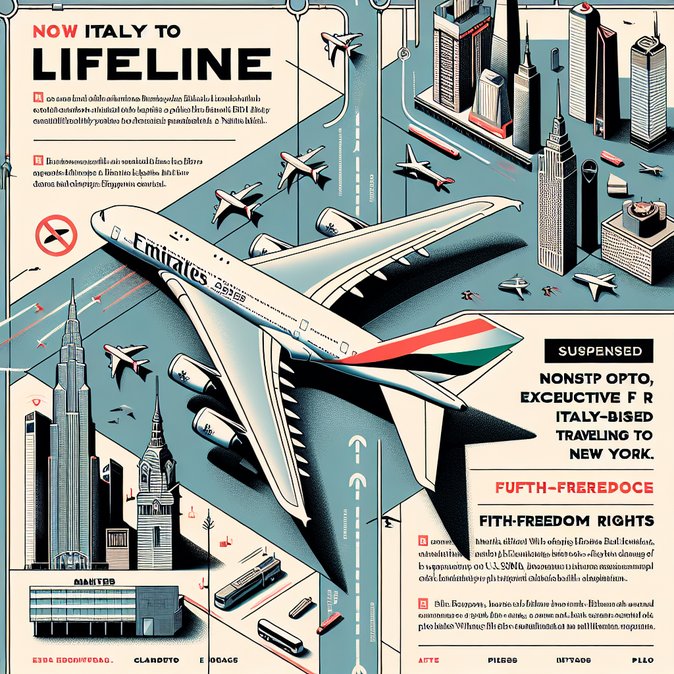 Emirates keeps Milan–New York A380 running under ‘fifth-freedom’ rights despite Gulf airspace closure