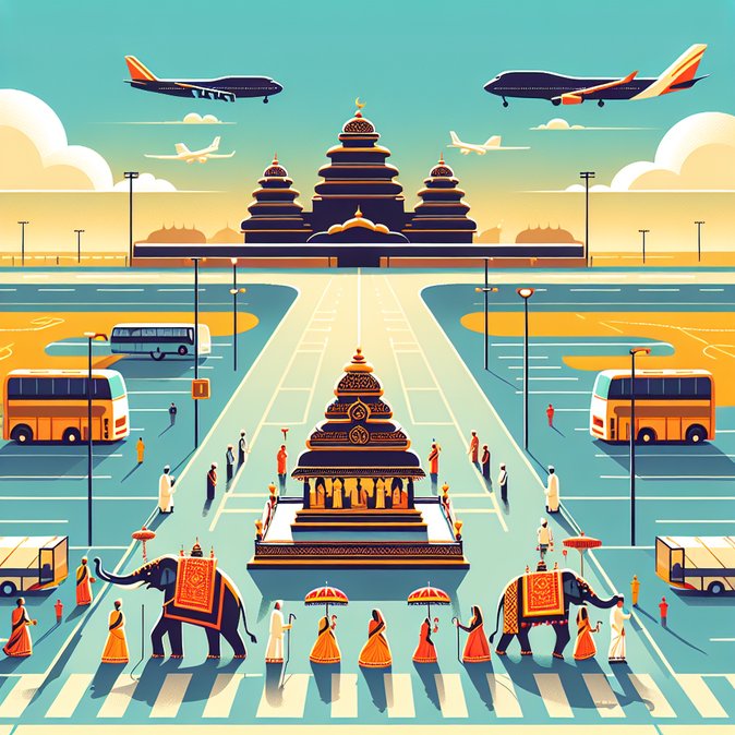 Thiruvananthapuram Airport to Suspend Flights for Temple Procession on 30 October