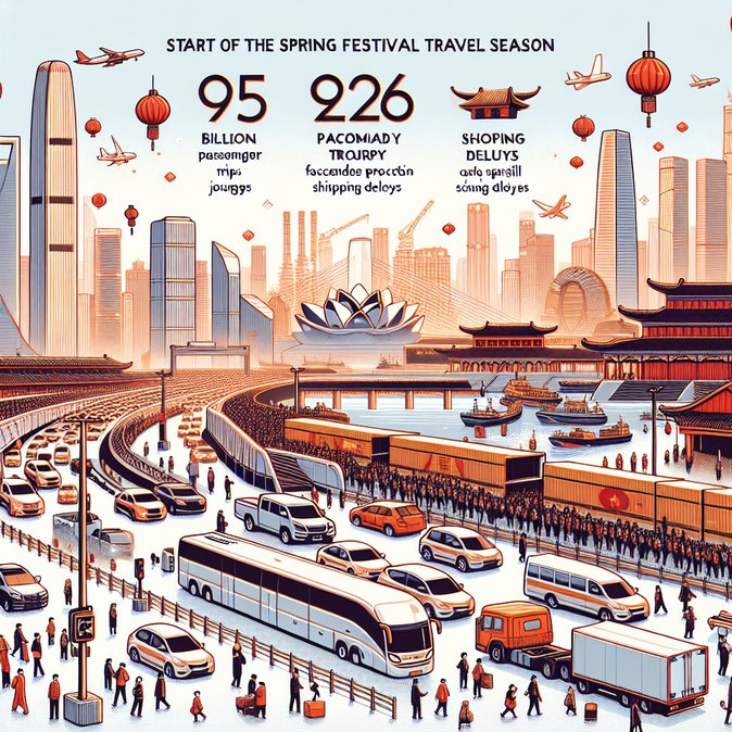 Record 9.5 billion journeys forecast as China’s Spring Festival travel rush kicks off