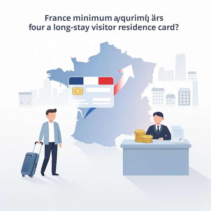 El umbral de ingresos para la tarjeta de residencia de visitantes en Francia sube a 1.477,93 € al mes